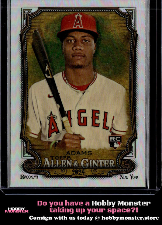 2024 Topps Allen & Ginter Jordyn Adams Chrome Refractors Rookie Angels