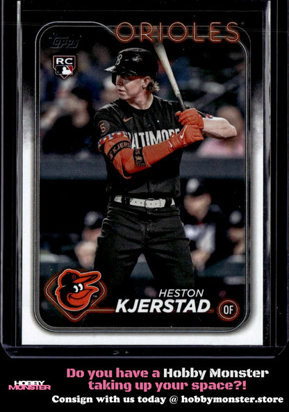 2024 Topps Heston Kjerstad Rookie Baltimore Orioles