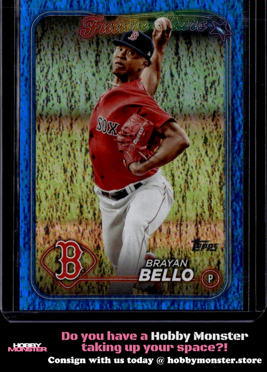 2024 Topps Brayan Bello Blue Holofoil #/999 Boston Red Sox