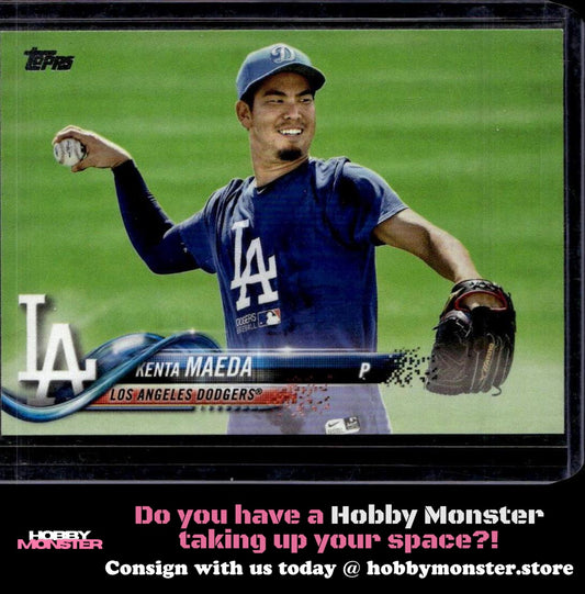 2018 Topps Kenta Maeda Horizontal (Blue Shirt) SP Los Angeles Dodgers