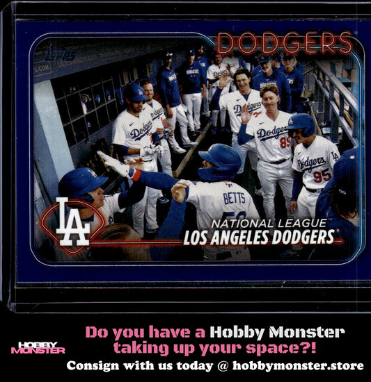 2024 Topps Los Angeles Dodgers Royal Blue Team