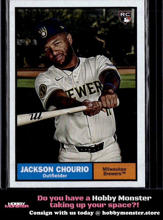 2024 Topps Archives Jackson Chourio Rookie Milwaukee Brewers