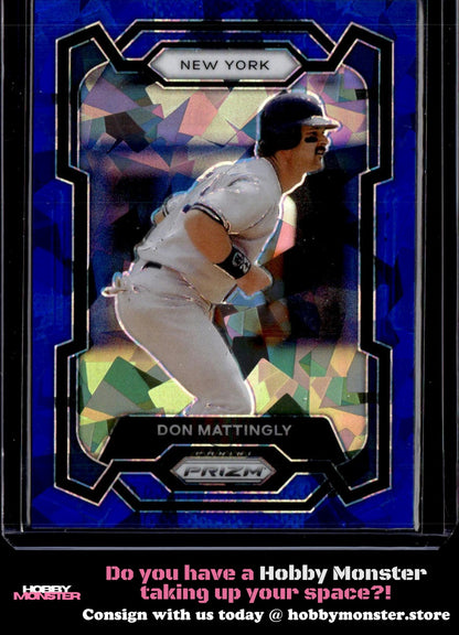 2024 Panini Prizm Don Mattingly Blue Ice Prizm New York Yankees