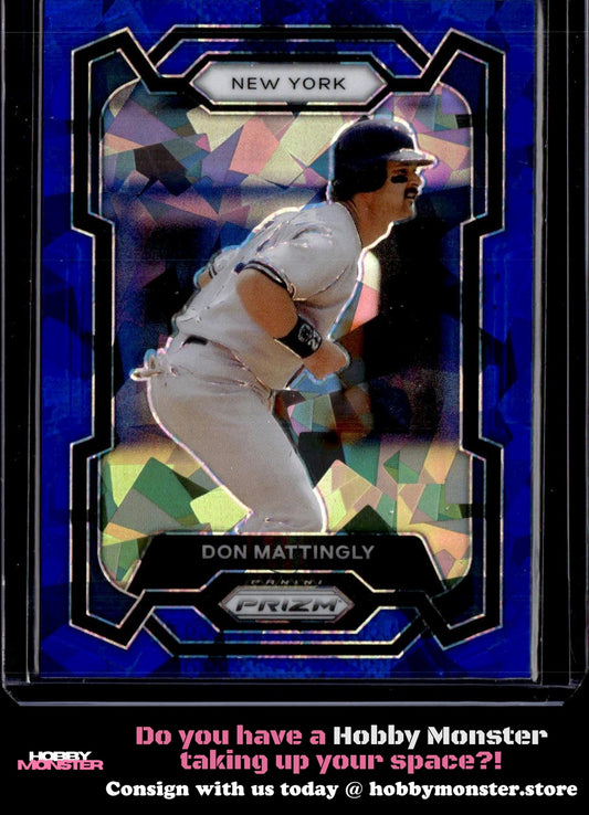2024 Panini Prizm Don Mattingly Blue Ice Prizm New York Yankees