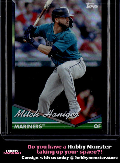 2024 Topps Archives Mitch Haniger Black Foilboard Seattle Mariners