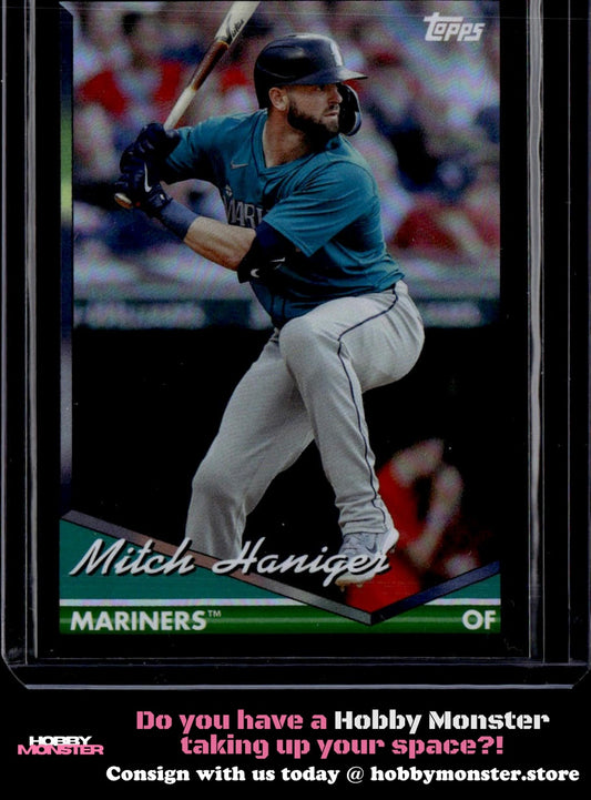 2024 Topps Archives Mitch Haniger Black Foilboard Seattle Mariners
