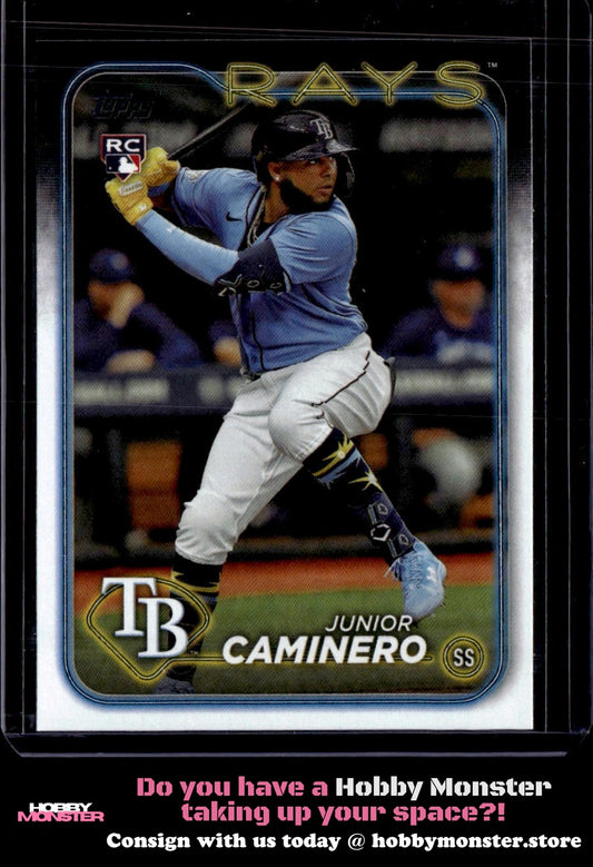 2024 Topps Junior Caminero Rookie Tampa Bay Rays
