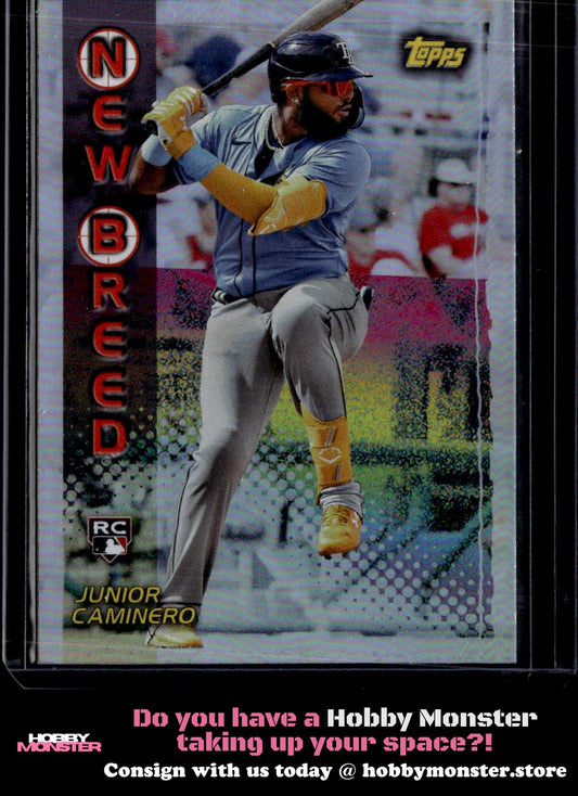2024 Topps Archives Junior Caminero 1999 New Breed Tampa Bay Rays