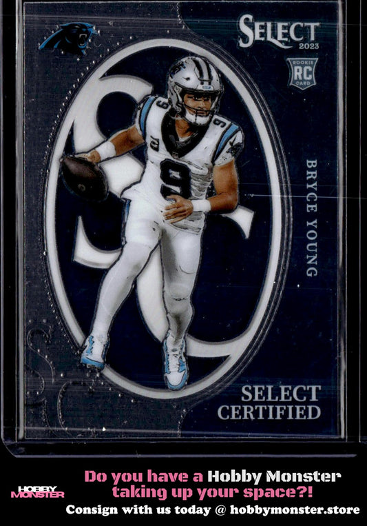 2023 Panini Select Bryce Young Select Certified Rookies Carolina Panthers