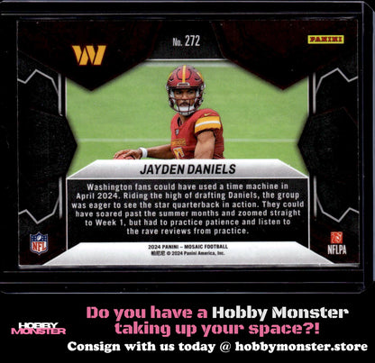 2024 Panini Mosaic Jayden Daniels Washington Commanders