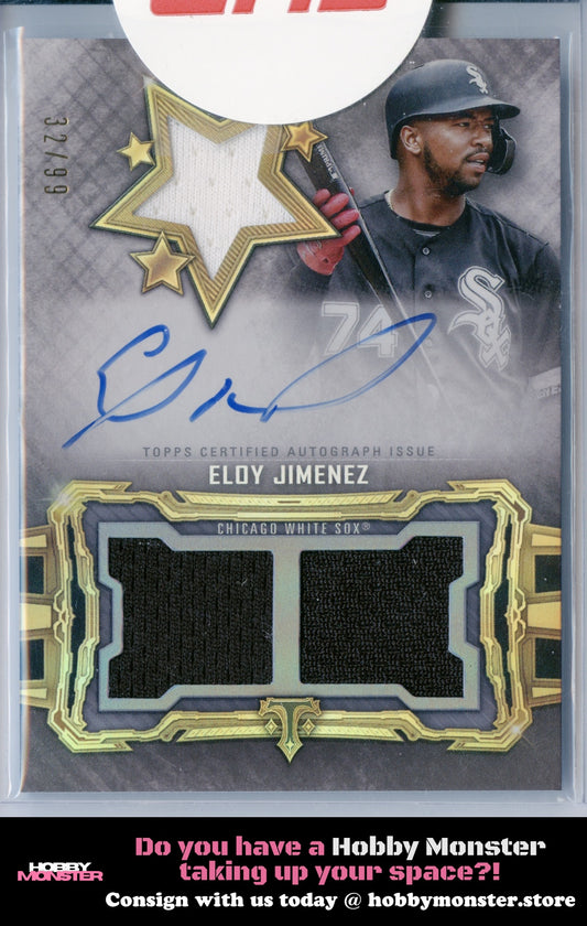 2020 Topps Triple Threads Eloy Jimenez Auto 32/99 White Sox