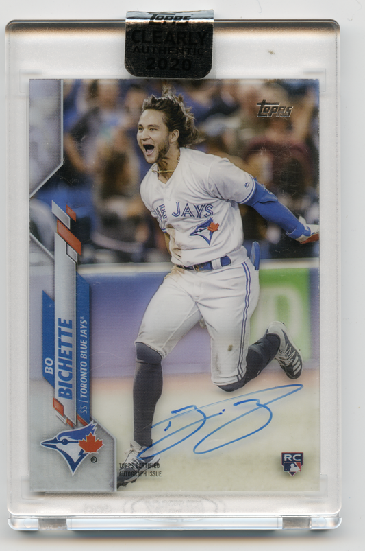 2020 Topps Clearly Authentic Bo Bichette Rookie RC Auto Blue Jays|2266