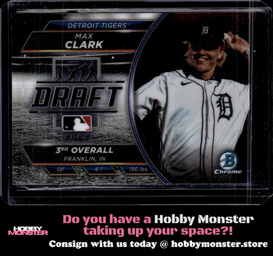 2023 Bowman Draft Max Clark Bowman Draft Night Detroit Tigers