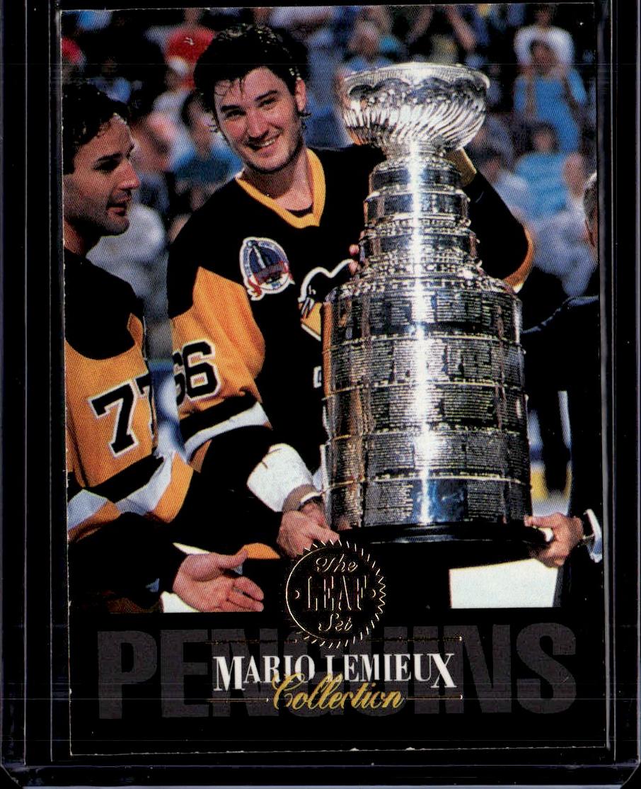 1993-94 Leaf Mario Lemieux Mario Lemieux Collection Pittsburgh Penguins