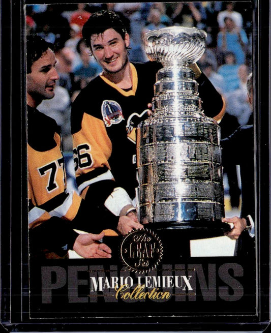 1993-94 Leaf Mario Lemieux Mario Lemieux Collection Pittsburgh Penguins