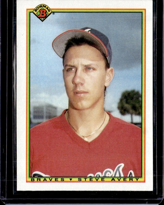 1990 Bowman Steve Avery Atlanta Braves