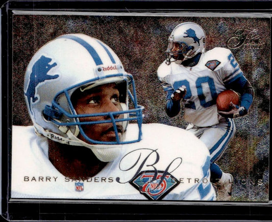 1995 Fleer Barry Sanders Flair Preview Detroit Lions