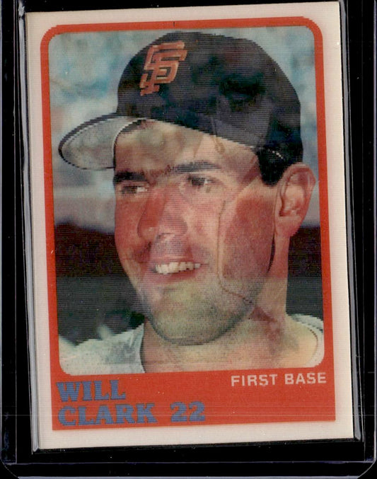1988 Sportflics Will Clark San Francisco Giants