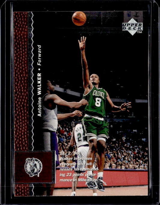 1996-97 Upper Deck Antoine Walker Rookie Boston Celtics