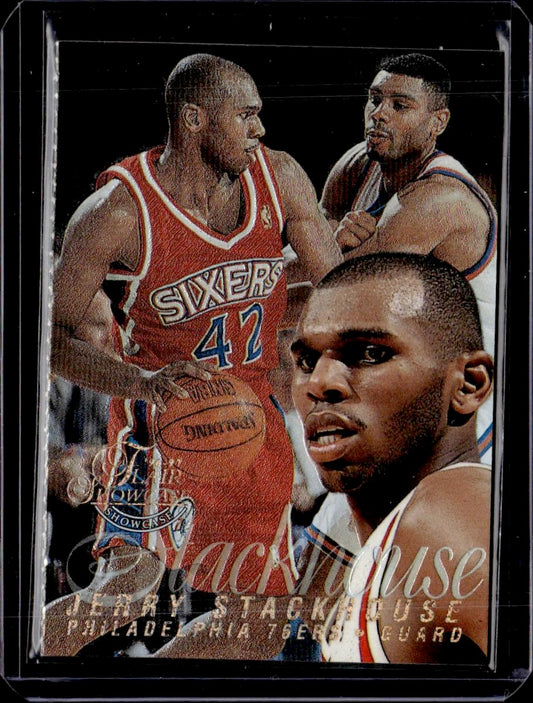 1996-97 Flair Showcase Jerry Stackhouse Flair Showcase Row 0 (Ripped) 76ers