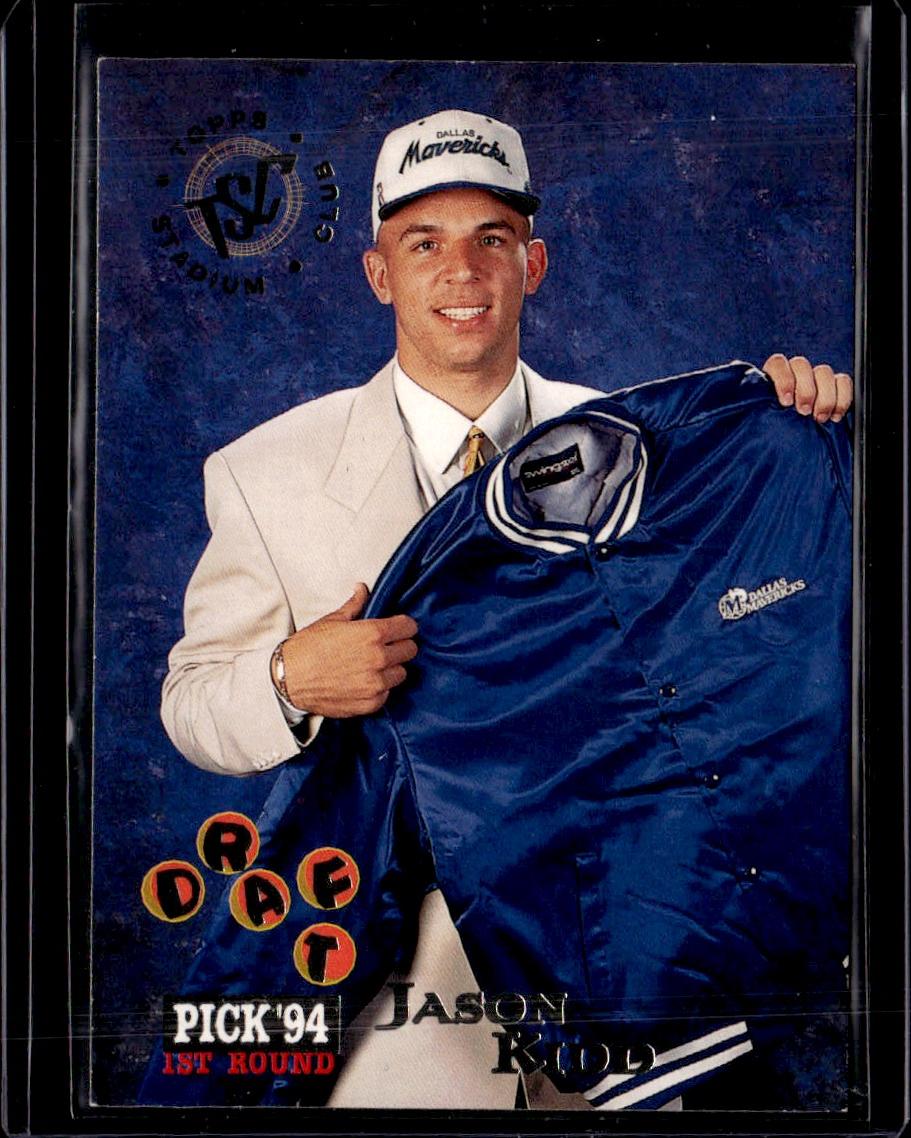 1994-95 Stadium Club Jason Kidd Super Teams NBA Finals Rookie Dallas Mavericks