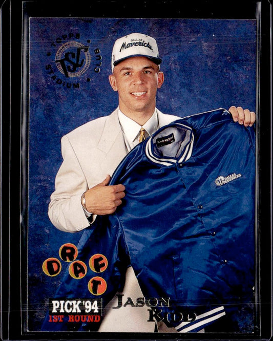 1994-95 Stadium Club Jason Kidd Super Teams NBA Finals Rookie Dallas Mavericks