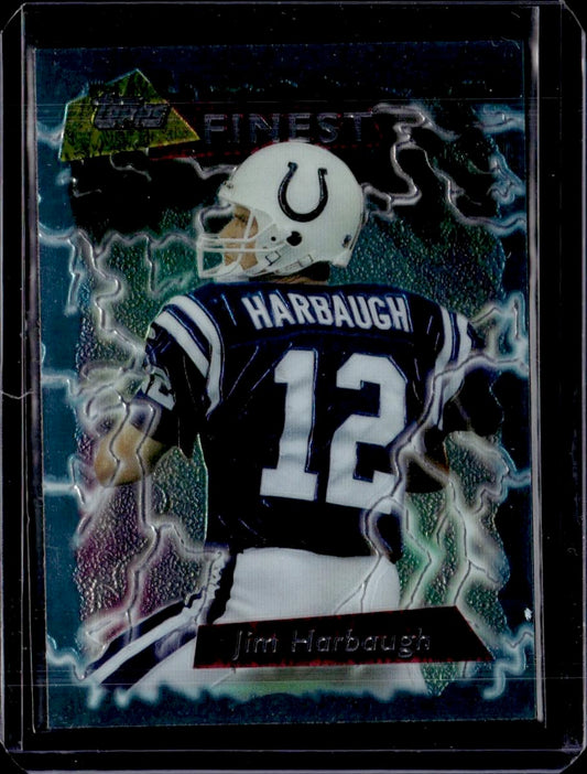 1995 Finest Jim Harbaugh Indianapolis Colts