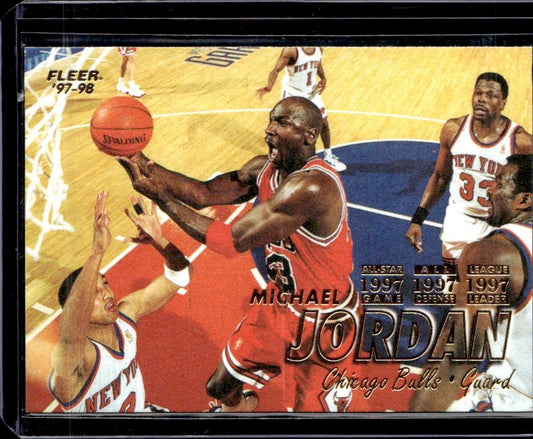 1997-98 Fleer Michael Jordan Traditions Crystal Chicago Bulls