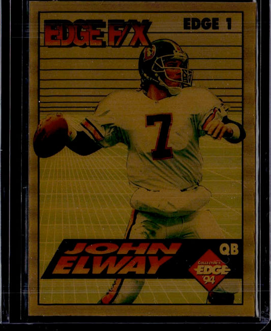 1994 Collector's Edge John Elway Edge F/X Silver Backs Denver Broncos
