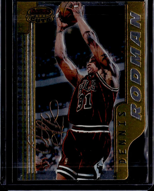 1996-97 Bowman's Best Dennis Rodman Cuts Chicago Bulls