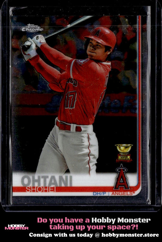 2019 Topps Chrome Shohei Ohtani Gold Cup Los Angeles Angels