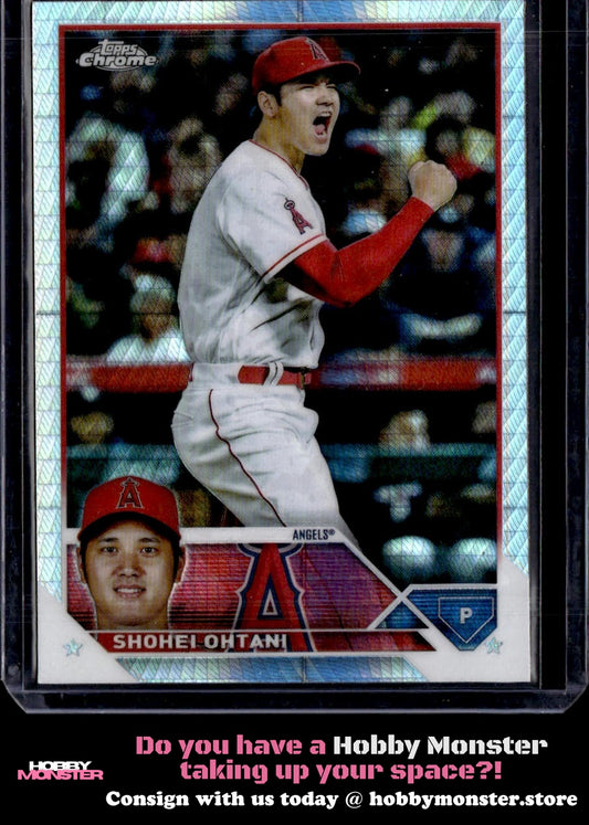 2023 Topps Chrome Shohei Ohtani Prism Refractors Los Angeles Angels