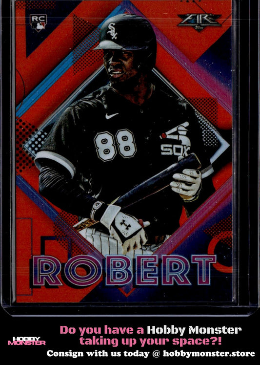 2020 Topps Fire Luis Robert Orange Rookie #/299 Chicago White Sox