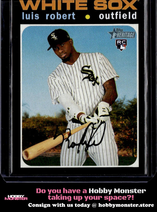2020 Topps Heritage Luis Robert Rookie Chicago White Sox