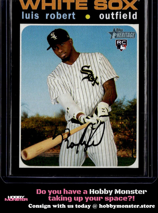 2020 Topps Heritage Luis Robert Rookie Chicago White Sox C
