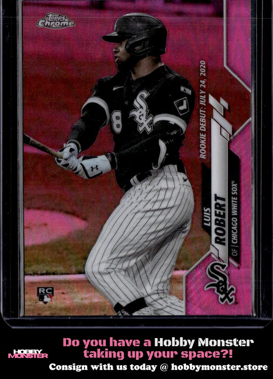 2020 Topps Chrome Update Luis Robert Pink Chicago White Sox