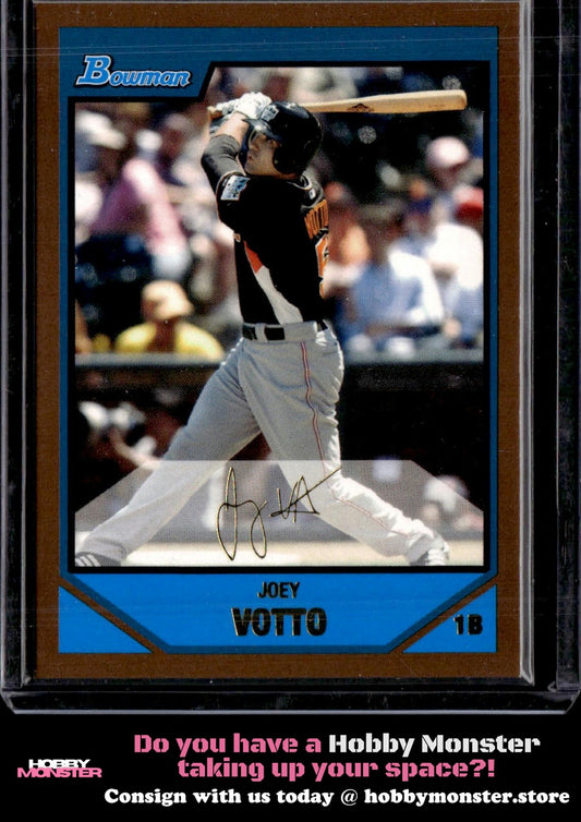 2007 Bowman Draft Picks & Prospects Joey Votto Prospects Gold Cincinnati Reds