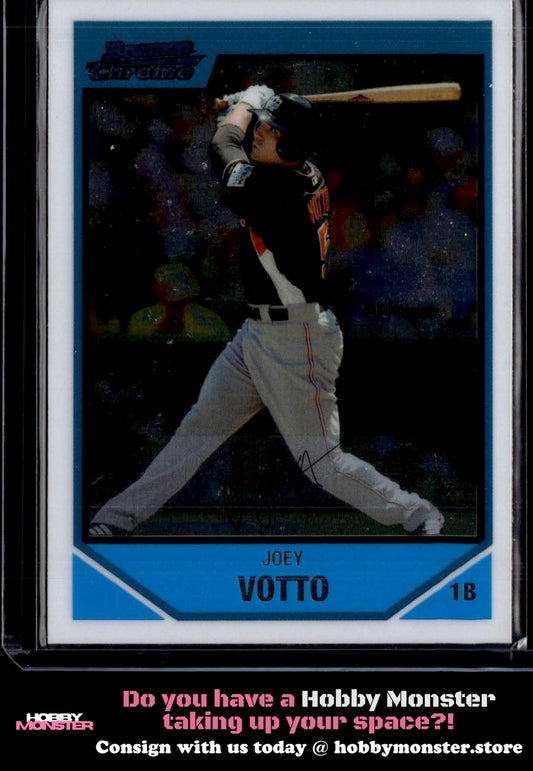 2007 Bowman Draft Picks & Prospects Joey Votto Chrome Prospects Cincinnati Reds