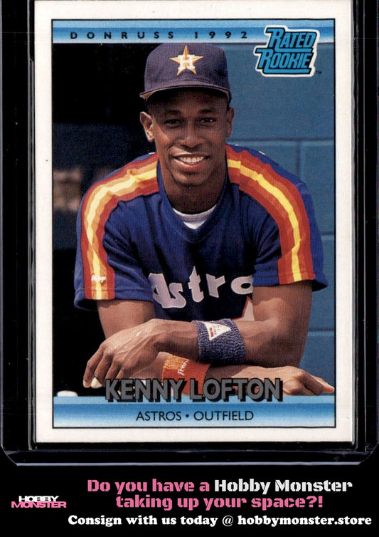 1992 Donruss Kenny Lofton Houston Astros B