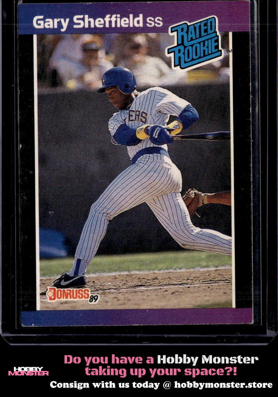 1989 Donruss Gary Sheffield Rookie Milwaukee Brewers