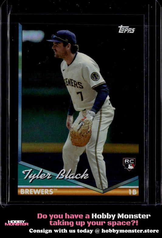 2024 Topps Archives Tyler Black Black Foilboard Milwaukee Brewers