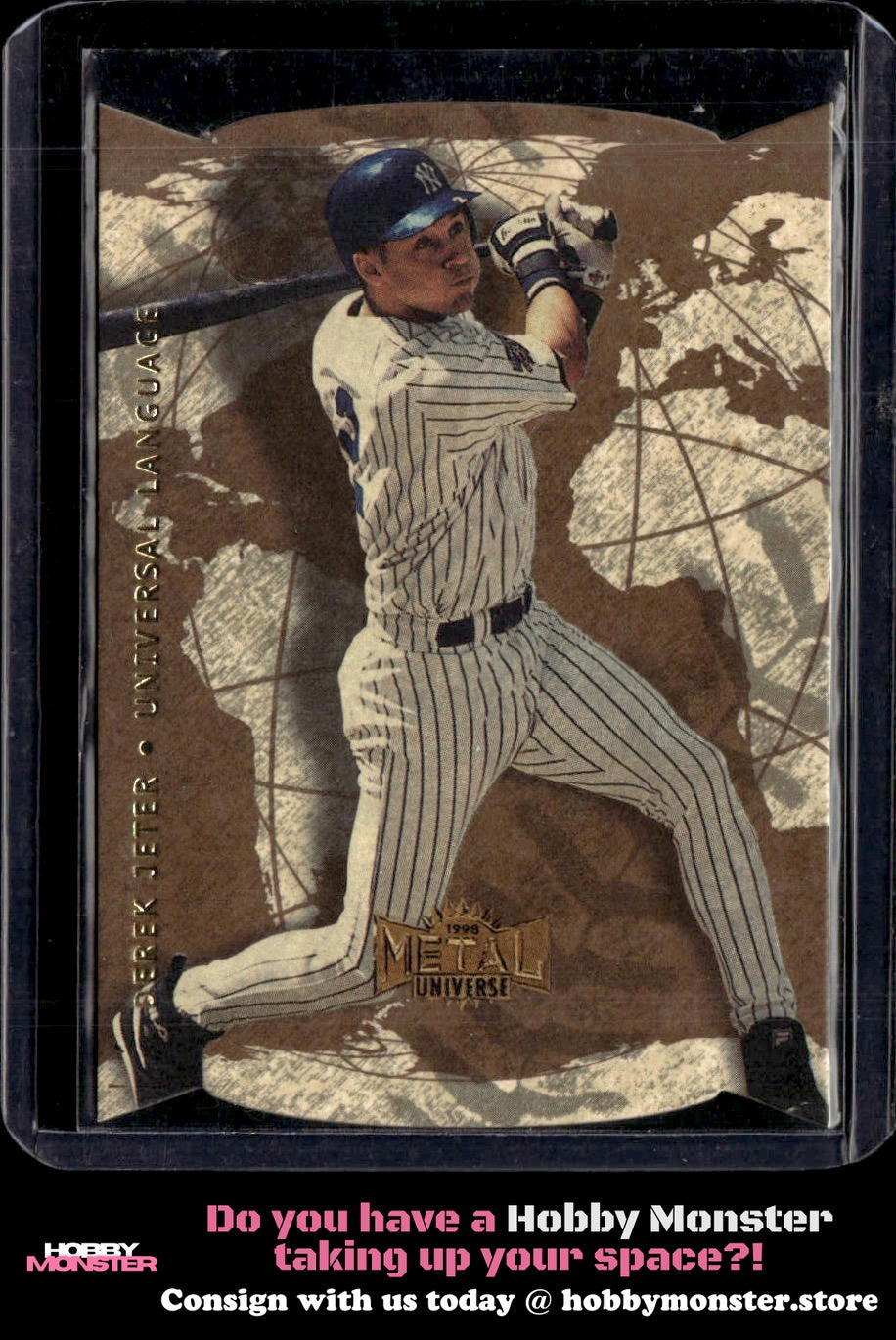1998 Metal Universe Derek Jeter Universal Language New York Yankees