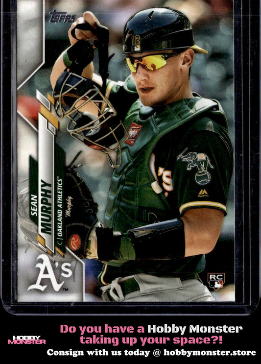 2020 Topps Sean Murphy Green Uniform SP Short Print Oakland Athletics