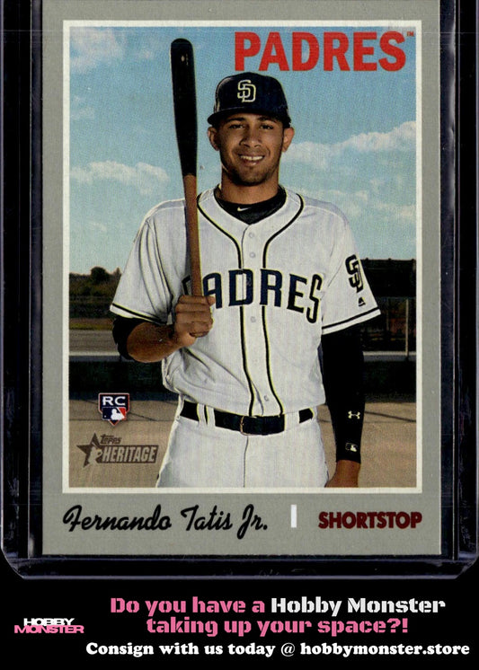 2019 Topps Heritage Fernando Tatis Jr. San Diego Padres