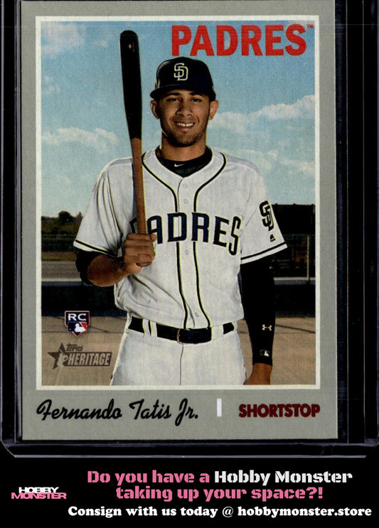 2019 Topps Heritage Fernando Tatis Jr. Rookie San Diego Padres
