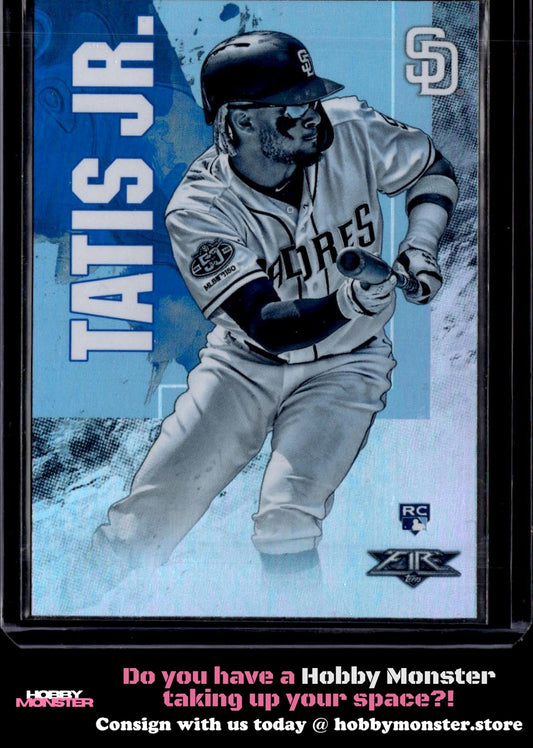 2019 Topps Fire Fernando Tatis Jr. Blue Chip SP Rookie San Diego Padres