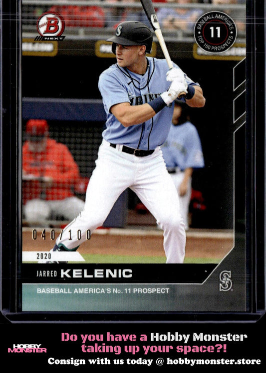 2020 Bowman Next Jarred Kelenic /100 Mariners