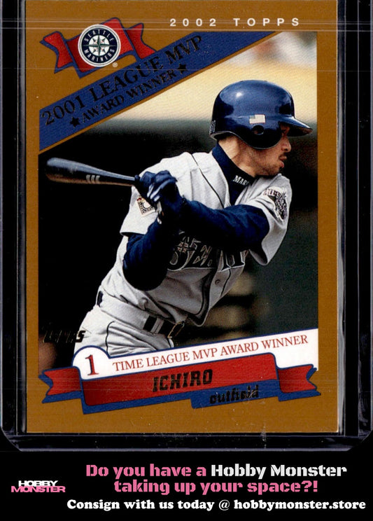 2002 Topps Ichiro Seattle Mariners