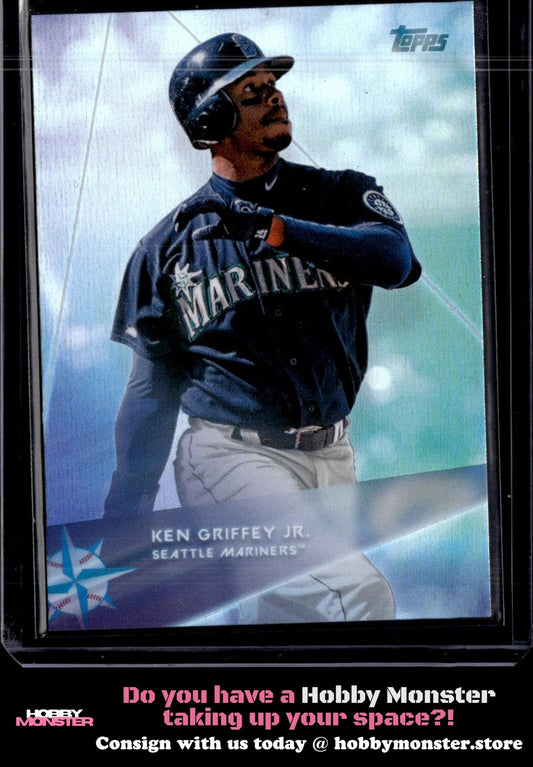 2020 Topps x Steve Aoki Ken Griffey Jr. Rainbow Foilboard Seattle Mariners
