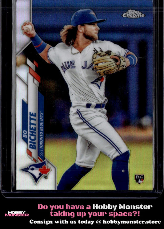 2020 Topps Chrome Bo Bichette Refractor Rookie Toronto Blue Jays